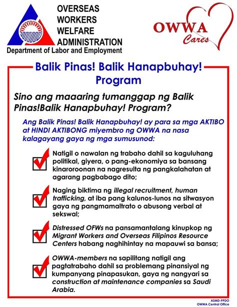 owwa rebate for seaman application form|Balik Pinas! Balik Hanapbuhay! Program .